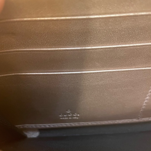 Gucci light champagne pink Leather long Wallet - Picture 13 of 13